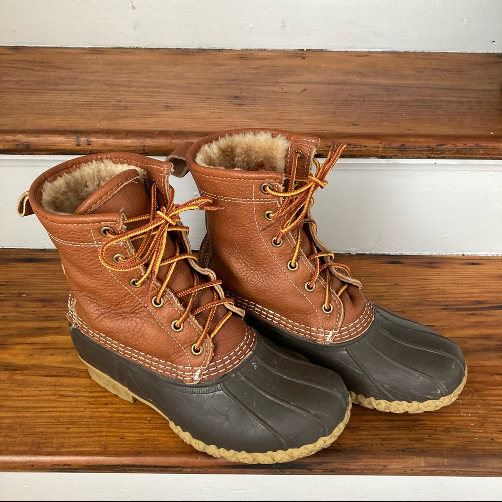 L.L.Bean Boots Sherpa Lined Women’s 6W